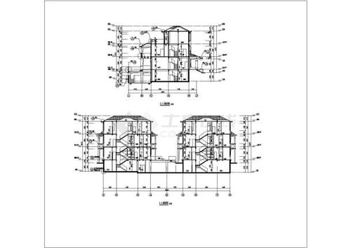 某地區三層歐式別墅建筑設計施工圖——建筑設計篇